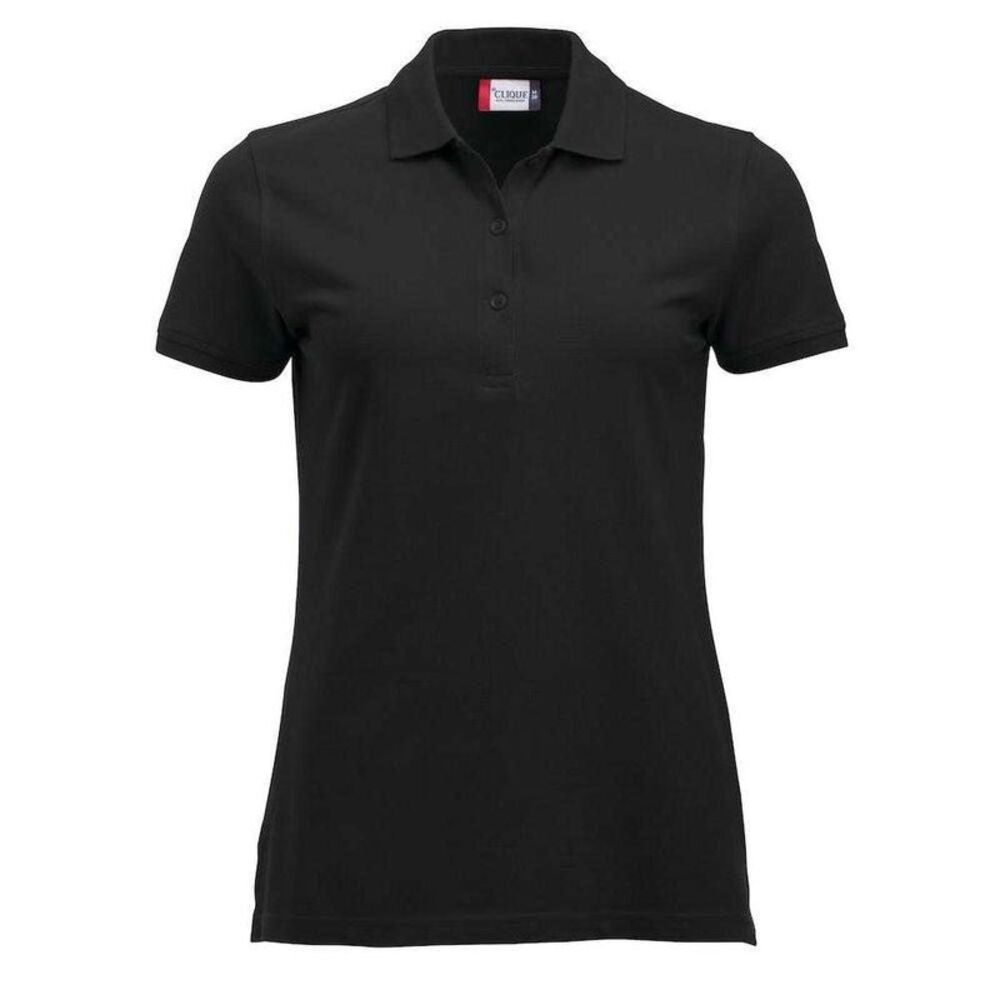 Clique Womens/Ladies Marion Polo Shirt / Black